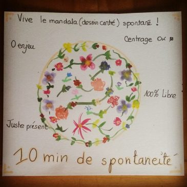 dessin centré mandala sylvie thaon coach developpement personnel relaxation meditation centrage